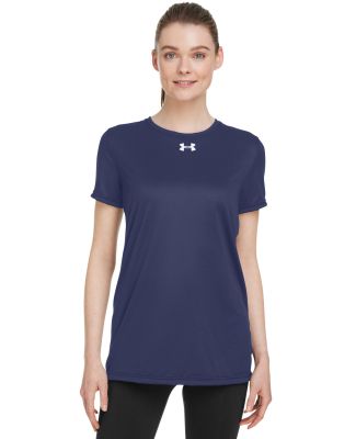 Under Armour 1376847 Women's Team Tech™ T-Shirt in Midnight navy/ white