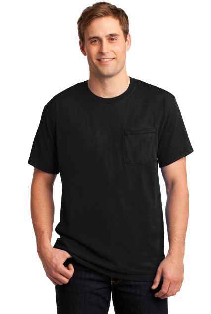 29MP Jerzees Adult Heavyweight 50/50 Blend T-Shirt in Black