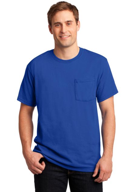 29MP Jerzees Adult Heavyweight 50/50 Blend T-Shirt in Royal