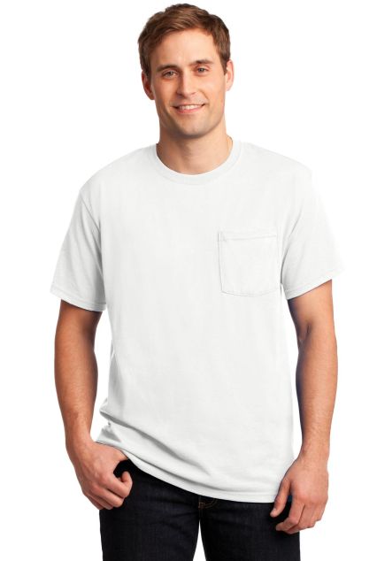 29MP Jerzees Adult Heavyweight 50/50 Blend T-Shirt in White