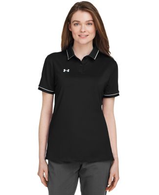 Under Armour 1376905 Women's Tipped Teams Performa in Black/ white_001