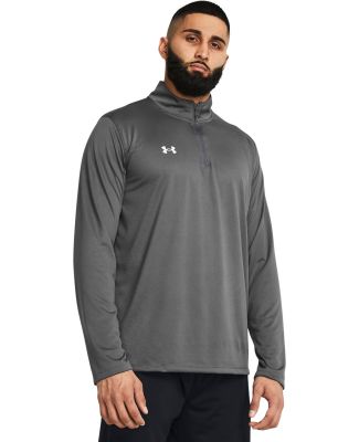 Under Armour 1376844 Team Tech™ Quarter-Zip Pull in Castlerock/ white