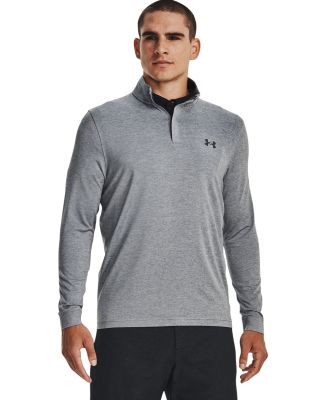 Under Armour 1370155 Playoff Quarter-Zip Pullover in Steel/ md gr_035