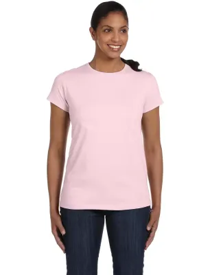 5680 Hanes® Ladies' Heavyweight T-Shirt Pale Pink