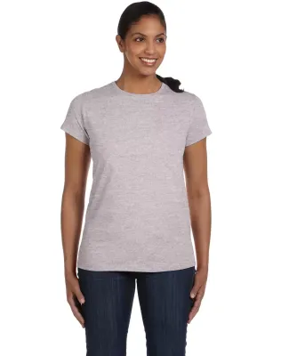 5680 Hanes® Ladies' Heavyweight T-Shirt Light Steel