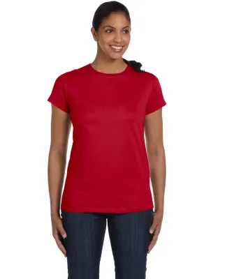 5680 Hanes® Ladies' Heavyweight T-Shirt Deep Red