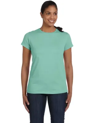 5680 Hanes® Ladies' Heavyweight T-Shirt Clean Mint