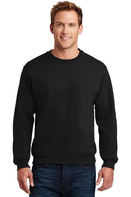 4662 Jerzees Adult Super Sweats® Crewneck Sweatsh in Black