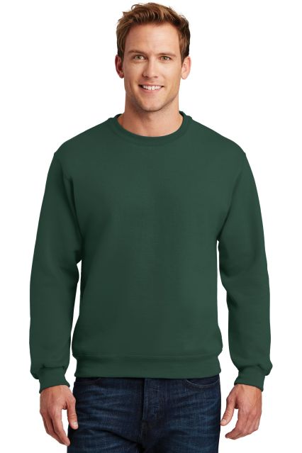 4662 Jerzees Adult Super Sweats® Crewneck Sweatsh in Forest green