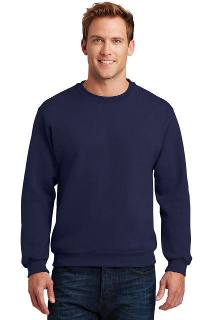 4662 Jerzees Adult Super Sweats® Crewneck Sweatsh in J. navy