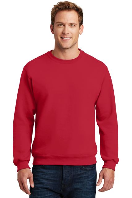 4662 Jerzees Adult Super Sweats® Crewneck Sweatsh in True red