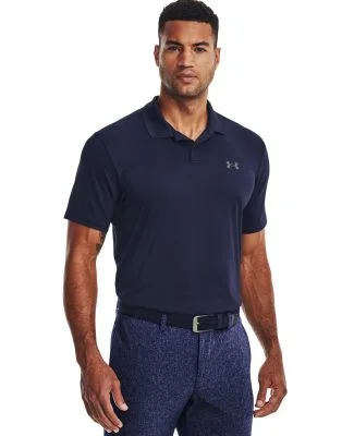 Under Armour 1377374 Performance 3.0 Golf Polo in Midnight navy/ pitch grey
