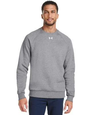Under Armour 1379755 Rival Fleece Sweatshirt in Cs grey light heather/ white