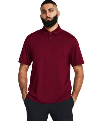 Under Armour 1383255 Recycled Polo in Cardinal/ wh_625
