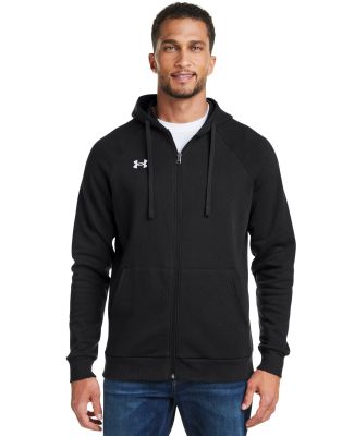 Under Armour 1379767 Rival Fleece Full-Zip in Black/ white_001