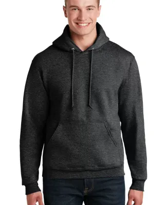 4997 Jerzees Adult Super Sweats® Hooded Pullover  in Black heather