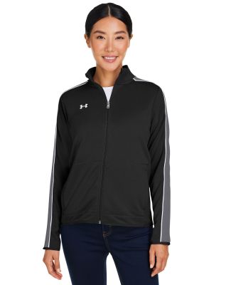 Under Armour 1383272 Women's Command Full-Zip in Black/ white_001