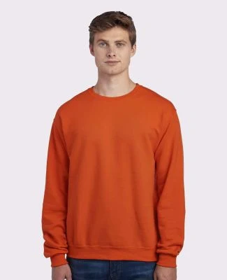 Jerzees 562 Adult NuBlend Crewneck Sweatshirt in Burnt orange