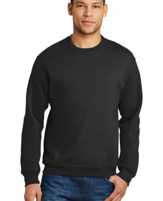 Jerzees 562 Adult NuBlend Crewneck Sweatshirt in Black