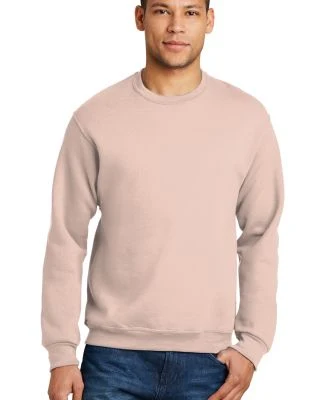 Jerzees 562 Adult NuBlend Crewneck Sweatshirt in Blush pink