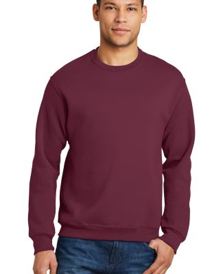 Jerzees 562 Adult NuBlend Crewneck Sweatshirt in Maroon