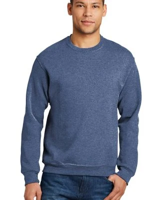 Jerzees 562 Adult NuBlend Crewneck Sweatshirt in Vintage heather blue