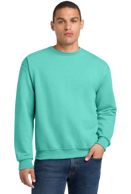 Jerzees 562 Adult NuBlend Crewneck Sweatshirt in Cool mint