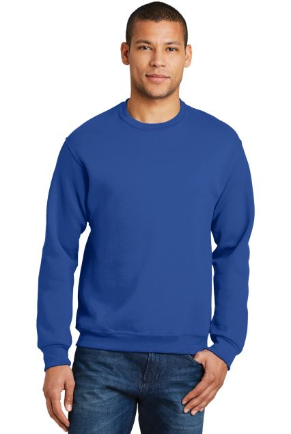 Jerzees 562 Adult NuBlend Crewneck Sweatshirt in Royal