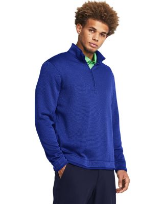 Under Armour 1383256 Storm Sweater Fleece Quarter- in Royal/ white_400