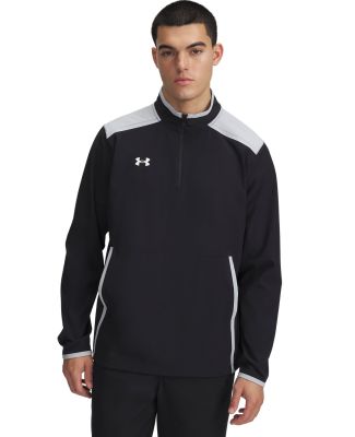 Under Armour 1389611 Motivate 3.0 Long Sleeve Half in Black/ m g/ white