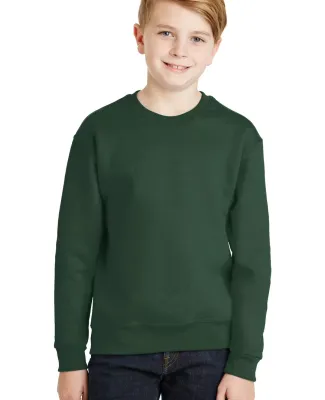 562B Jerzees Youth NuBlend® Crewneck 50/50 Sweats in Forest green