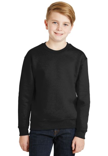562B Jerzees Youth NuBlend® Crewneck 50/50 Sweats in Black