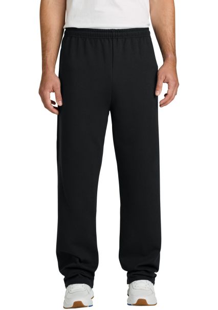 974 Jerzees Adult NuBlend® 50/50 Open-Bottom Swea in Black