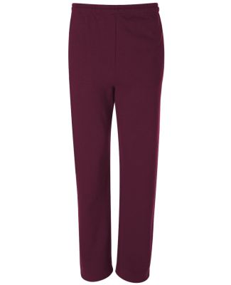 974 Jerzees Adult NuBlend® 50/50 Open-Bottom Swea in Maroon