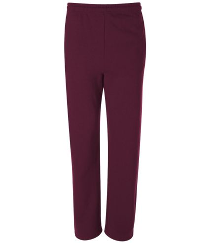 974 Jerzees Adult NuBlend® 50/50 Open-Bottom Swea in Maroon