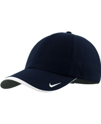 Nike NKFB6445  Dri-FIT Perforated Performance Cap in Navy/white