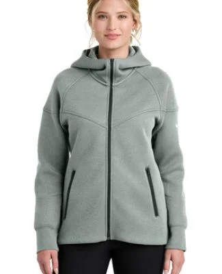 Nike NKFQ4798  Women's Tech Fleece Full-Zip Hoodie in Dkgyhthr