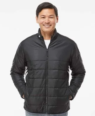 Adidas Golf Clothing A570 Puffer Jacket in Black