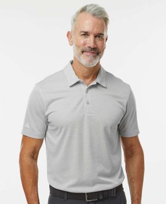 Adidas Golf Clothing A591 Space Dyed Polo in Grey one heather