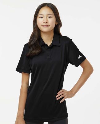 Adidas Golf Clothing A4000 Youth Performance Polo in Black