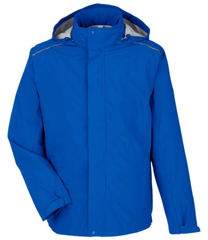 Core 365 CE712 Men's Barrier Rain Jacket in True royal
