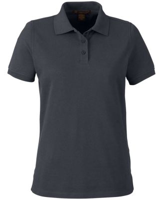 Harriton M205W Women's Valiant Cotton Snag Protect in Dark charcoal