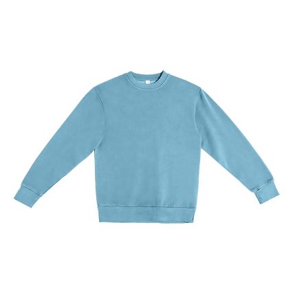 Lane Seven Apparel LS16004 Pigment-Dyed Crewneck S in Pebble blue