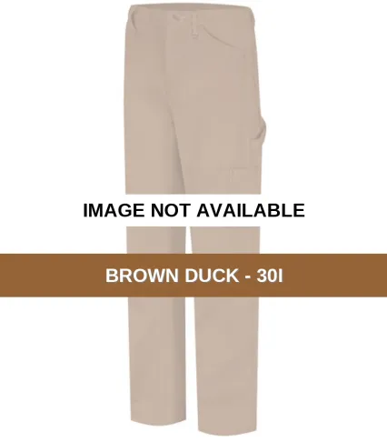 Bulwark PLJ8 Men's Dungaree - EXCEL FR® ComforTou Brown Duck - 30I
