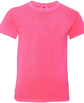 9018 Comfort Colors - Pigment-Dyed Ringspun Youth  Neon Pink