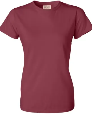 4200 Comfort Colors - Ladies' Ringspun Short Sleev Crimson