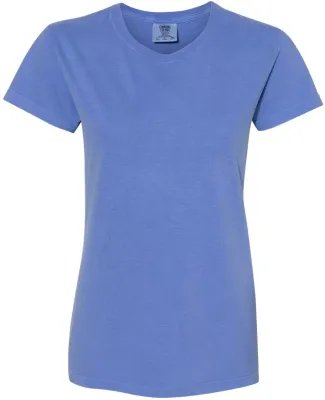 4200 Comfort Colors - Ladies' Ringspun Short Sleev Flo Blue