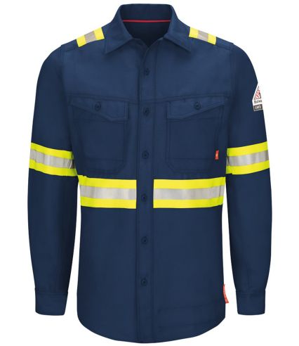 Bulwark QS40EL Men's Tall iQ Series® Endurance En in Navy