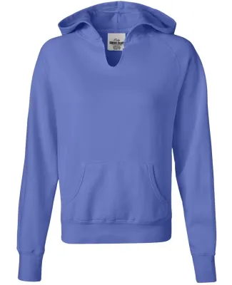 1595 Comfort Colors - Pigment-Dyed Ladies' Frayed  Flo Blue