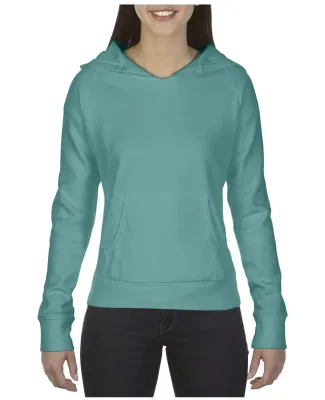 1595 Comfort Colors - Pigment-Dyed Ladies' Frayed  Seafoam